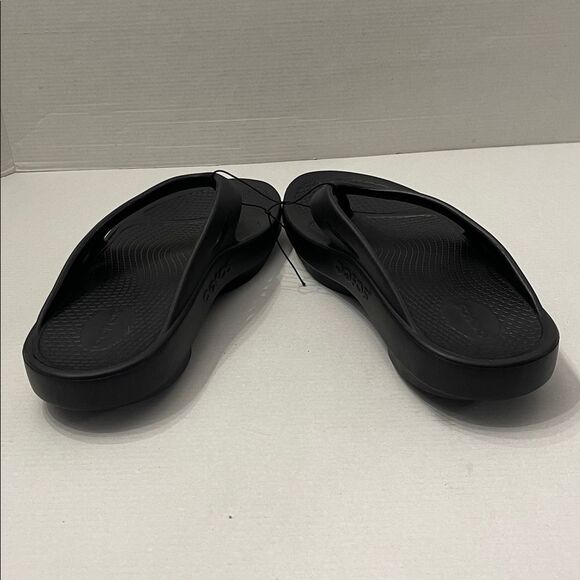 OOFOS Unisex OOriginal Sport Thong Sandal Size M10/W12 Black New - Picture 7 of 10